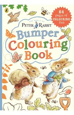 Coperta cărții 'Peter Rabbit Bumper Colouring Book - Beatrix Potter'