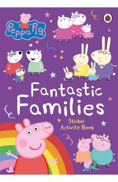 Coperta cărții 'Peppa Pig: Fantastic Families Sticker Activity Book'