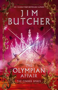 Coperta cărții 'Olympian Affair - Jim Butcher'