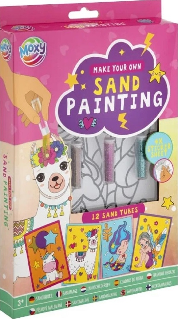 Set creativ: Sand painting animals