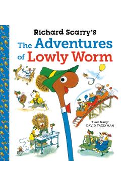 Coperta cărții 'Richard Scarry's The Adventures of Lowly Worm - Richard Scarry'
