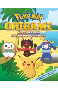 Coperta cărții 'Fold Your Own Alola Region Pokemon -'