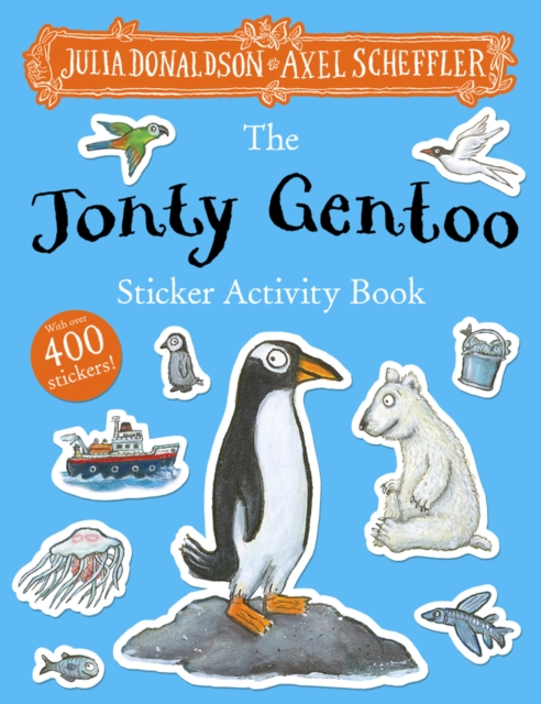 Jonty Gentoo Sticker Activity Book (PB) - Julia Donaldson