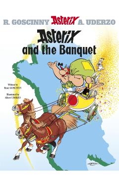 Coperta cărții 'Asterix: Asterix and The Banquet - Rene Goscinny'