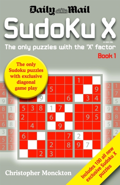 Sudoku X Book 1 - Christopher Monckton