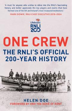 Coperta cărții 'One Crew: The RNLI's Official 200-Year History - Helen Doe'