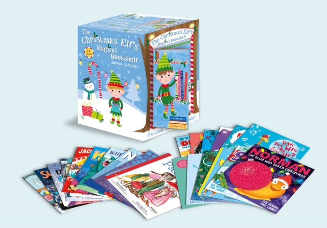 Christmas Elf's Magical Bookshelf Advent Calendar - 