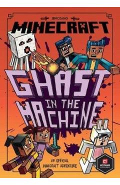 Coperta cărții 'Minecraft: Ghast in the Machine -'