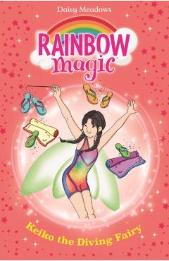Coperta cărții 'Rainbow Magic: Keiko the Diving Fairy - Daisy Meadows'