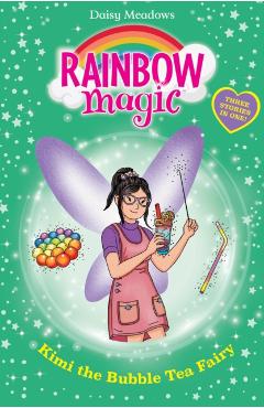 Coperta cărții 'Rainbow Magic: Kimi the Bubble Tea Fairy - Daisy Meadows'