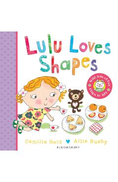 Coperta cărții 'Lulu Loves Shapes - Camilla Reid'