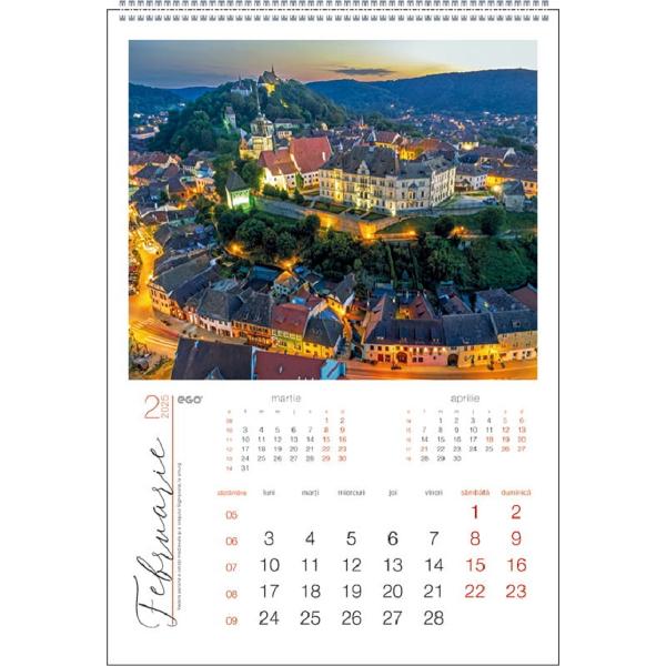 Calendar perete: Romania  2025