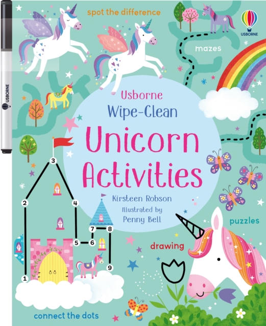 Wipe-Clean Unicorn Activities - Kirsteen Robson