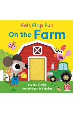 Coperta cărții 'Felt Flap Fun: On the Farm -'