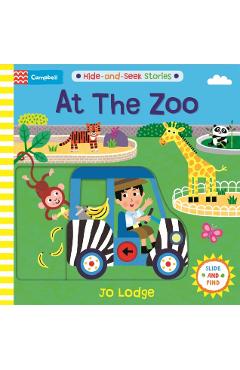 Coperta cărții 'At The Zoo - Campbell Books'