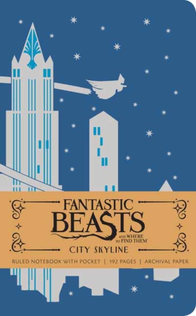 Fantastic Beasts and Where to Find Them: City Skyline Hardcover Ruled Notebook - 