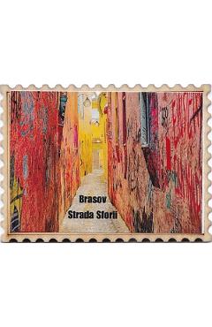 Imaginea produsului 'Magnet personalizat: Brașov. Strada Sforii'