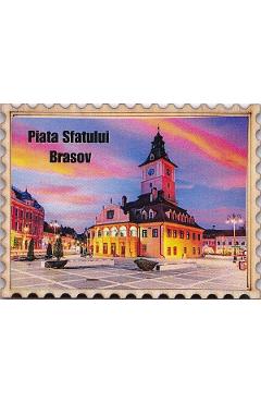 Imaginea produsului 'Magnet personalizat: Brașov. Piața Sfatului'