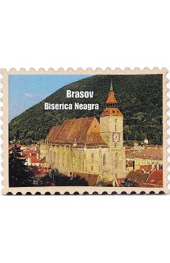 Imaginea produsului 'Magnet personalizat: Brașov. Biserica Neagră'