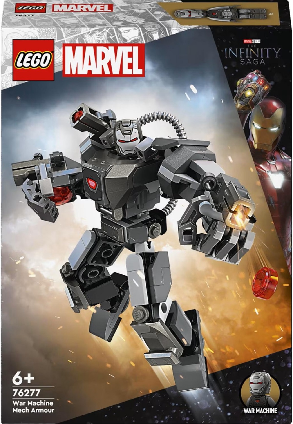 Lego Super Heroes. Armura de robot a lui War Machine