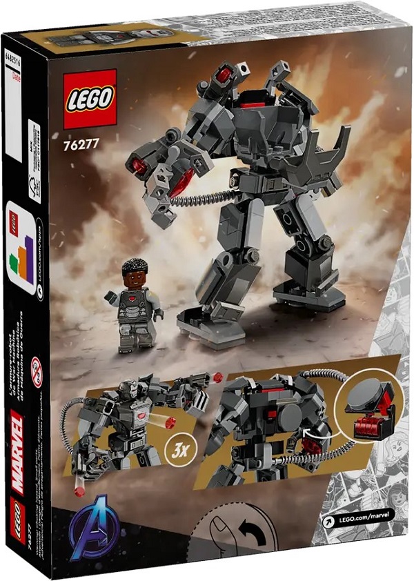 Lego Super Heroes. Armura de robot a lui War Machine