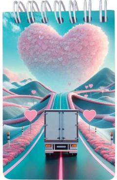 Poza produsului Carnetul cu spirala: Calatorie prin tara iubirii