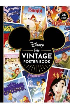Coperta cărții 'Disney The Vintage Poster Book -'