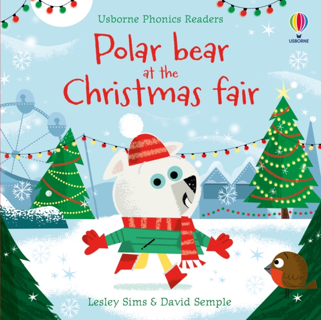 Polar Bear at the Christmas Fair - Lesley Sims