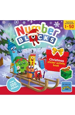 Coperta cărții 'Numberblocks Christmas Sticker Fun -'