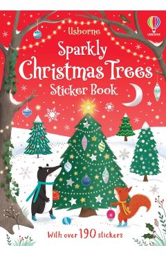 Coperta cărții 'Sparkly Christmas Trees - Jessica Greenwell'