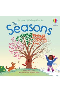 Coperta cărții 'Little Board Books The Seasons - Anna Milbourne'