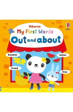 Coperta cărții 'My First Words Out and About - Fiona Watt'