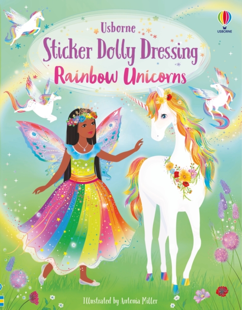 Sticker Dolly Dressing Rainbow Unicorns - Fiona Watt