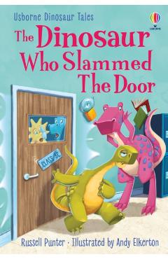 Coperta cărții 'Dinosaur Who Slammed the Door - Russell Punter'