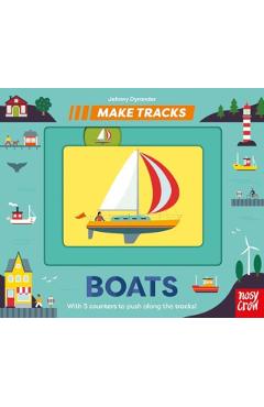 Coperta cărții 'Make Tracks: Boats -'