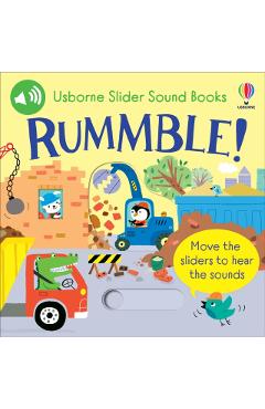 Coperta cărții 'Slider Sound Books: Rummble! - Sam Taplin'