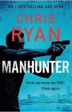 Coperta cărții 'Manhunter - Chris Ryan'