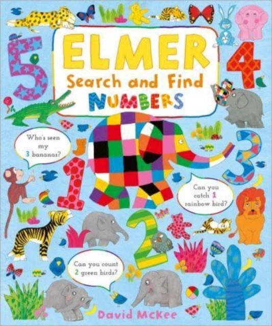 Elmer Search and Find Numbers - David Mckee