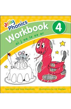 Coperta cărții 'Jolly Phonics Workbook 4 - Sara|lloyd Wernham'