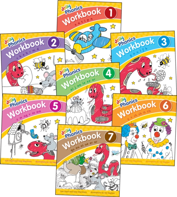 Jolly Phonics Workbooks 1-7 - Sara|lloyd Wernham