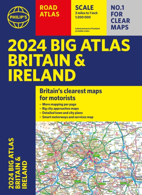 2024 Philip's Big Road Atlas Britain & Ireland - 