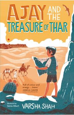 Coperta cărții 'Ajay and the Treasure of Thar - Varsha Shah'