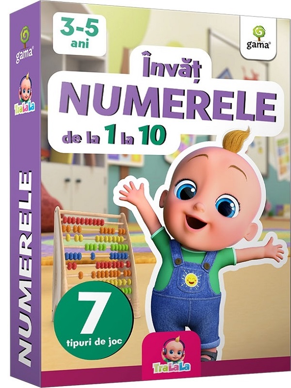 Invat numerele de la 1 la 10 (3-5 ani)