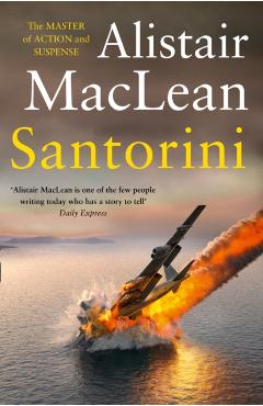Coperta cărții 'Santorini - Alistair Maclean'