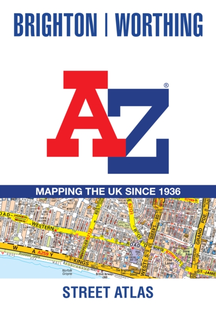 Brighton and Worthing A-Z Street Atlas - 