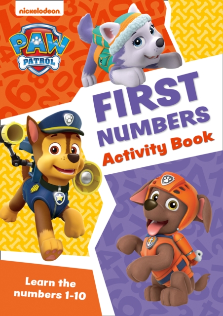 PAW Patrol First Numbers Activity Book - 