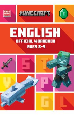 Coperta cărții 'Minecraft English Ages 8-9 -'