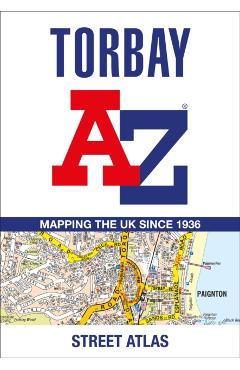 Coperta cărții 'Torbay A-Z Street Atlas -'
