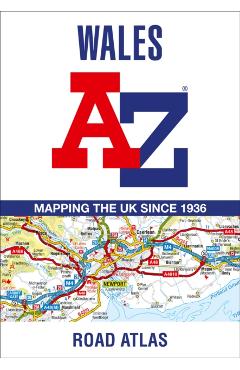 Coperta cărții 'Wales A-Z Road Atlas -'