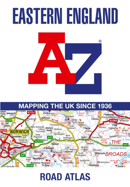 Eastern England A-Z Road Atlas - 